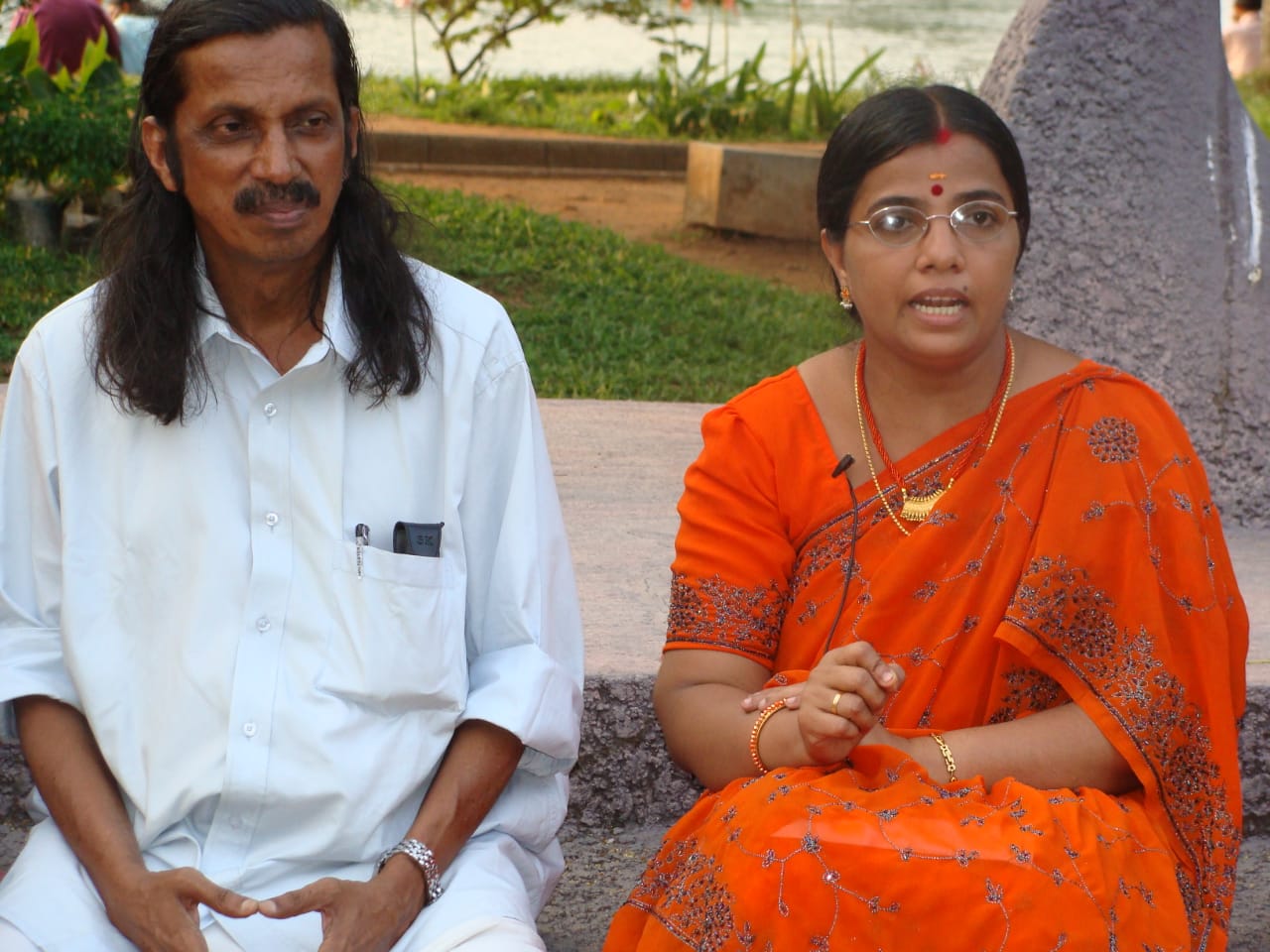 Together at a public occasion