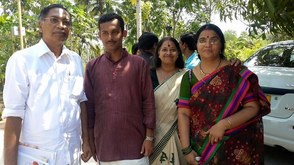 With fellow participants