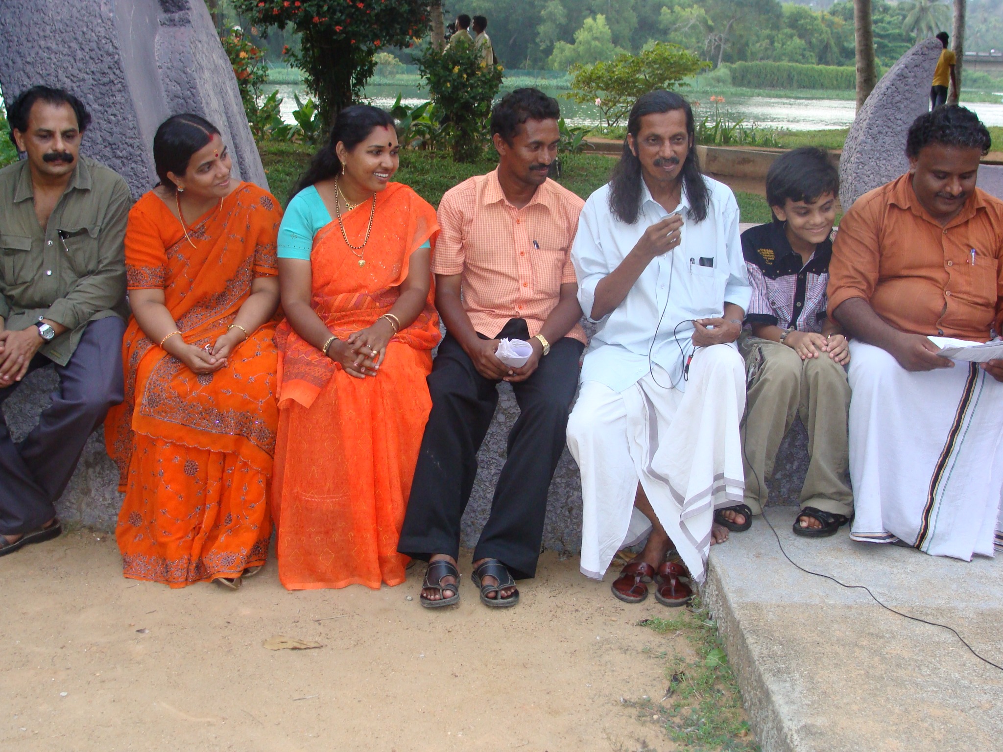 At a cultural gathering